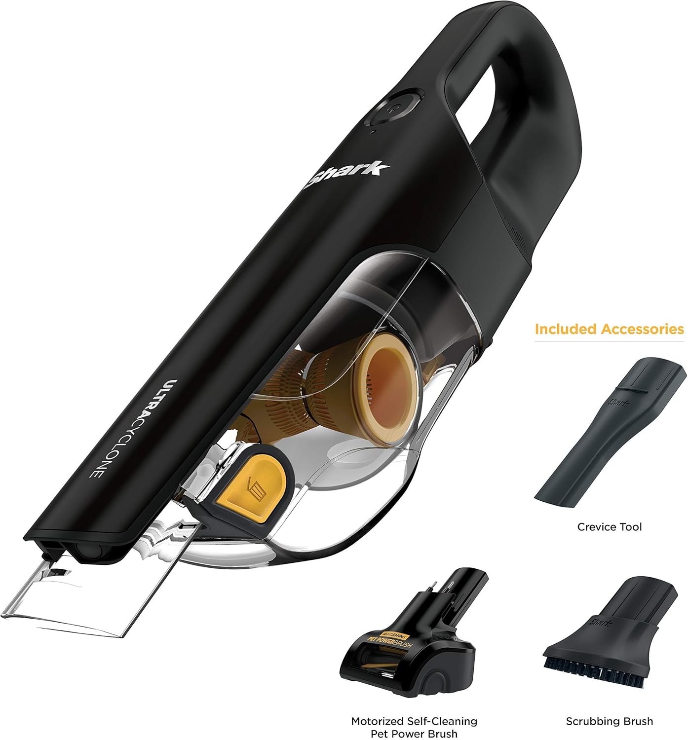 Shark CH951 UltraCyclone Pet Pro Plus Cordless Handheld Vacuum, with XL Dust Cup, in Black